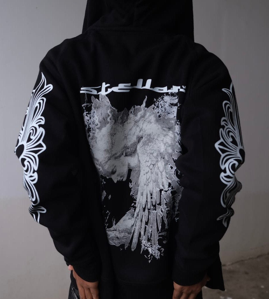 FALLEN ANGEL ZIPUP HOODIE – STELLAR