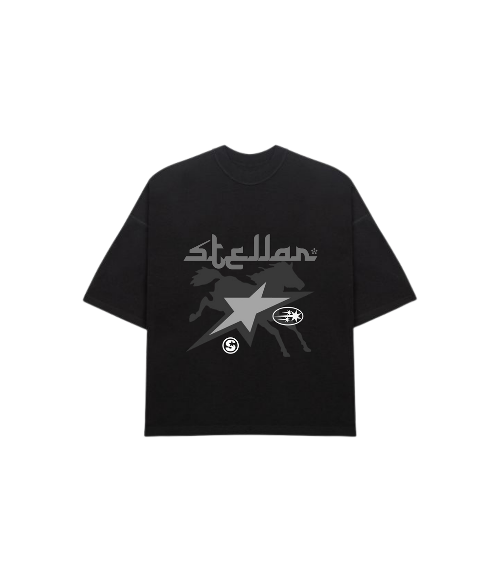 FLAMING RIDE OVERSIZED TEE