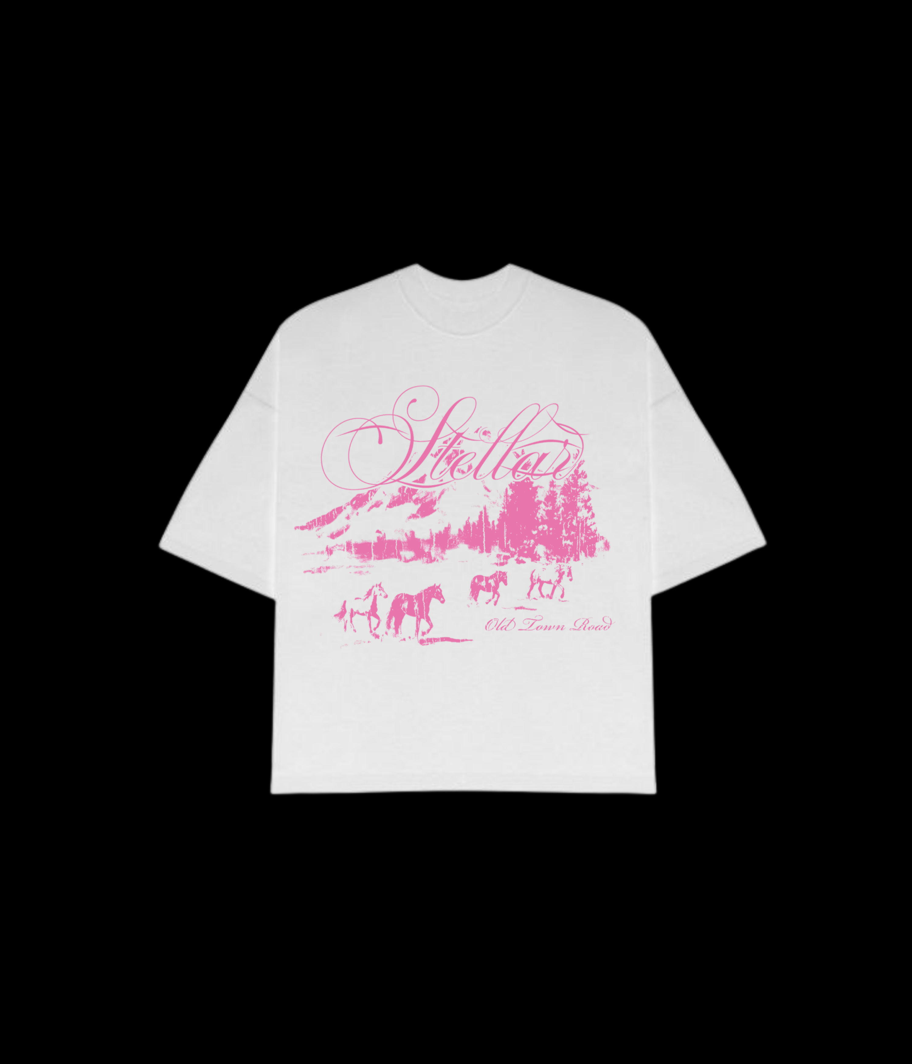 PINK SUNSET OVERSIZED TEE