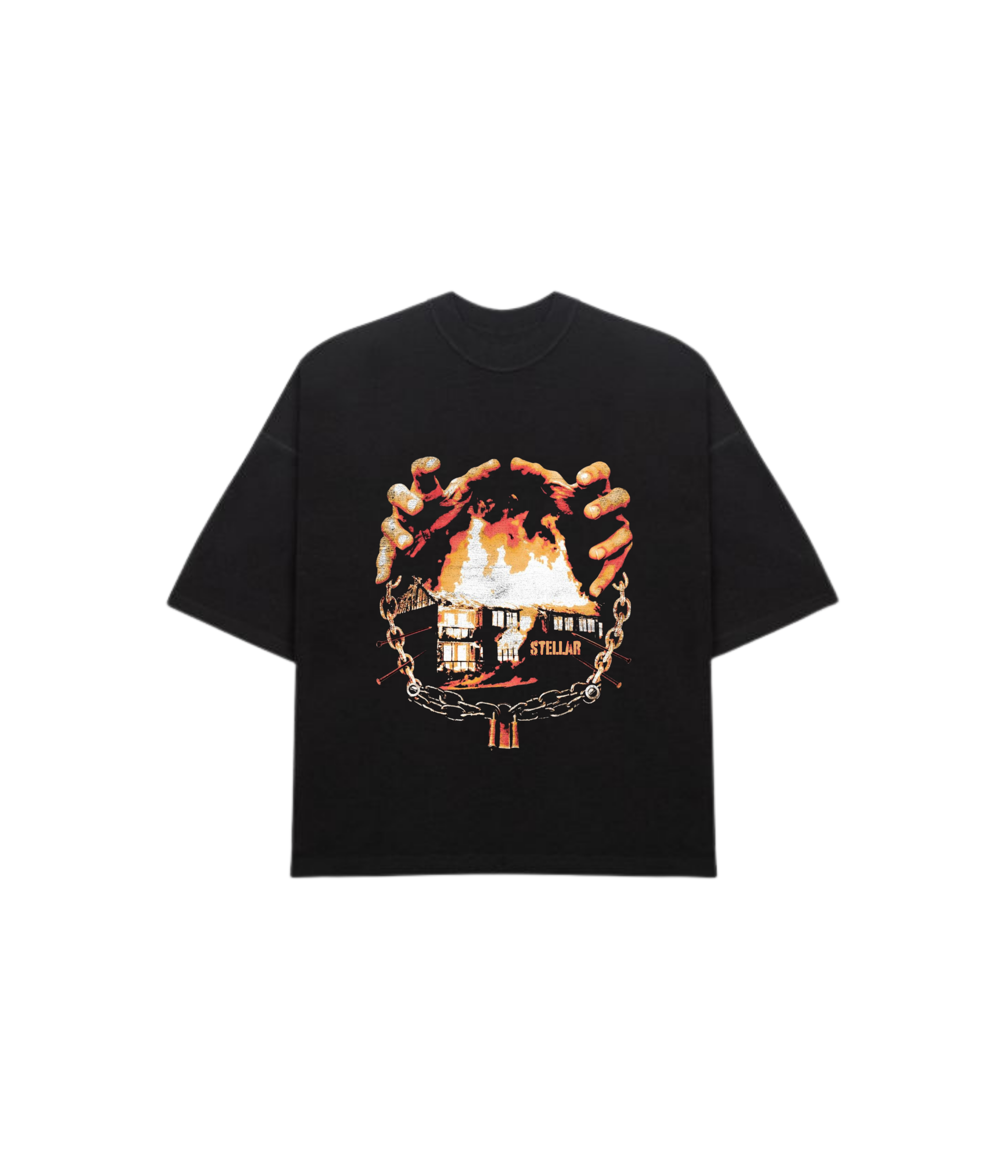 BURNING HOUSE OVERSIZED TEE