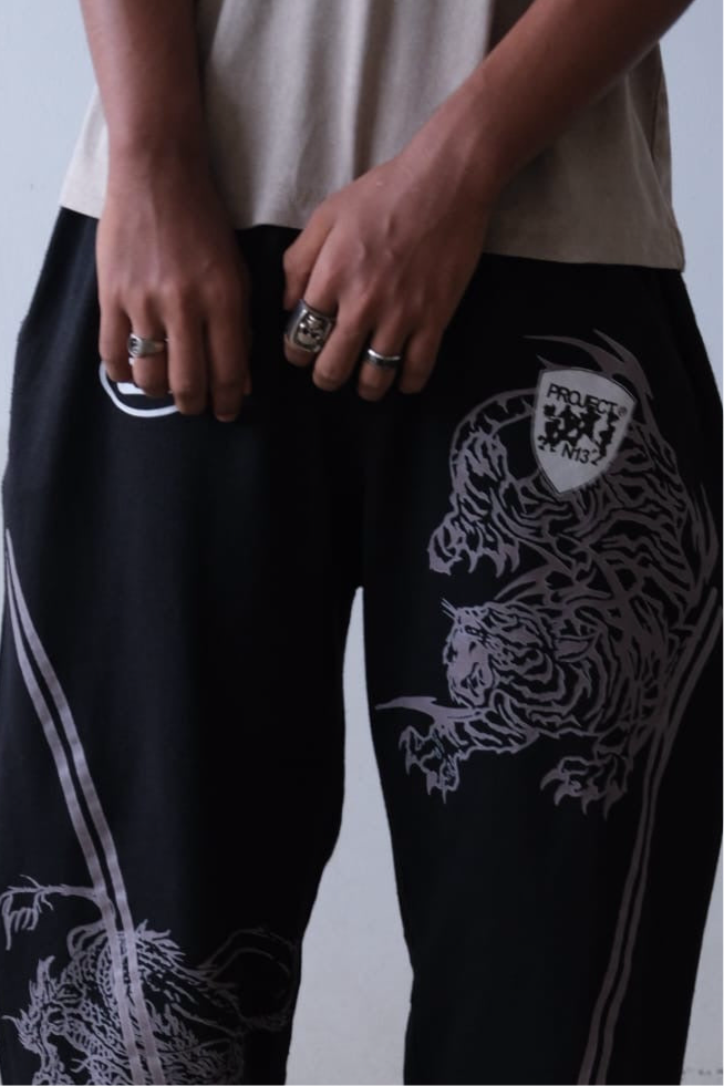 PROJECT N13 TRACKPANTS BLACK