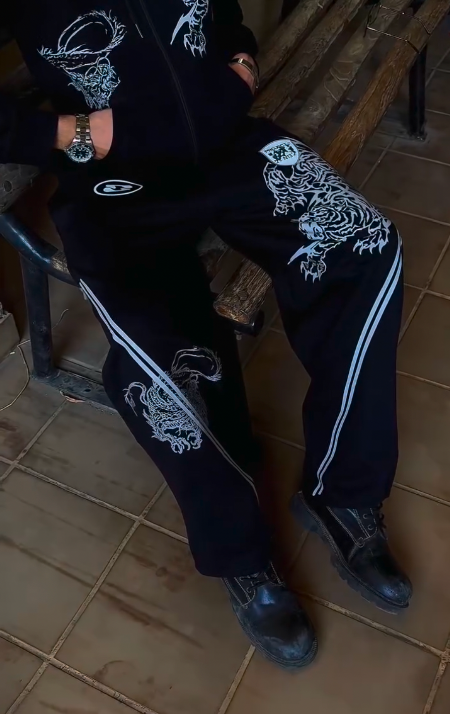 PROJECT N13 TRACKPANTS BLACK