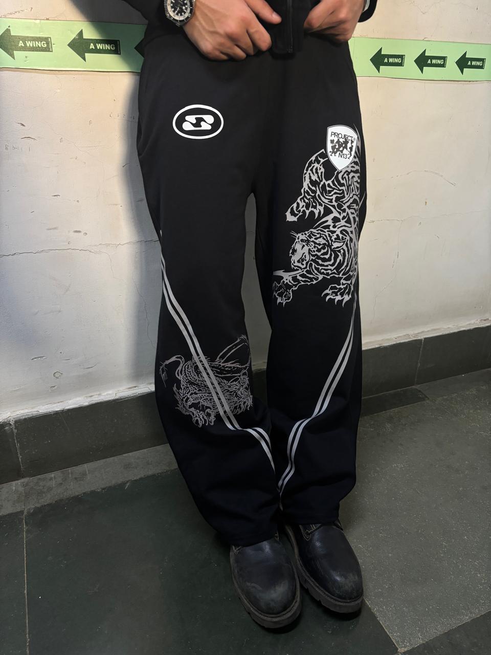 PROJECT N13 TRACKPANTS BLACK
