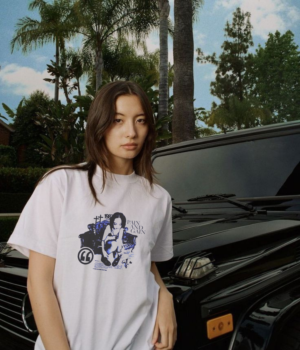 NO PAIN NO GAIN OVERSIZED TEE
