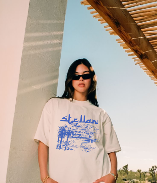 ARABIAN SKYS REGULAR FIT TEE